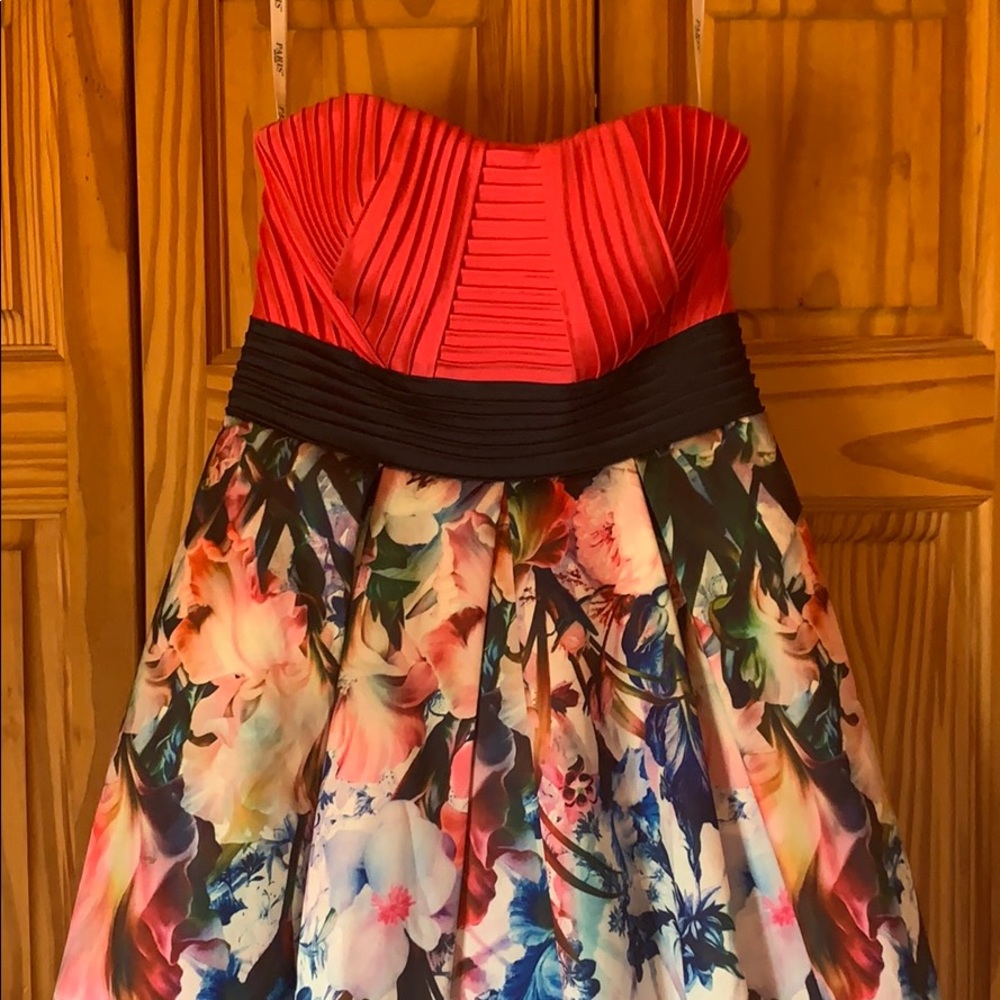Paris floral gown